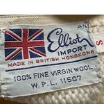 B2 1960s Vintage Elliot Import Cream Knit Floral Embroidered Sleeveless Vest Top Pink Size undefined Photo 1