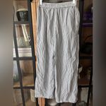 Anthropologie  boxers pants sewn patch striped poplin cotton high rise parke Photo 6