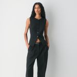 Aritzia Wilfred Regal Vest (Re)ssential Black Photo 1