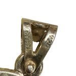 Tahara 925 Sterling Silver Pendant with Stormy Night Feldspar Gemstone RARE Gray Photo 2