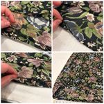 Tracy Whimsical Moody Cottagecore 90’s Black Floral Sheer Midi Dress S/M FLAW Size M Photo 12