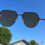 True Religion  Sunglasses Womens Unisex Gold Tone Photo 3