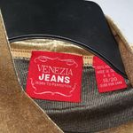 Vintage 80s Gold Velvet turtleneck shortsleeved top Size XL Photo 5