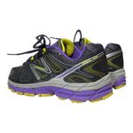New Balance  860v4 Womens Trail Running Shoes Size 9 Black Purple Yellow WT8605S4 Photo 5