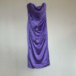 House Of CB  SANTANA VIOLET SATIN STRAPLESS CORSET MIDI‎ DRESS NWOT size S Photo 7
