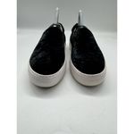 JSlides J/Slides Black Crushed Velvet Slip On Casual Sneakers Women’s Size 7.5 Photo 4