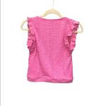 ZARA NWT BARBIECORE CROPPED RUFFLE SLEEVE SWEATER TANK Photo 3