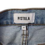 Pistola Lennon Bootcut Jeans Womens 27 Denim High Rise Distressed Fray Hem Crop Photo 3