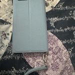 Kate Spade  Light Blue Scalloped Wristlet Photo 3