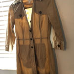 Loft trench coat jacket used size 2 with pockets Photo 0
