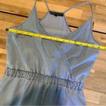 Topshop Chambray Deep V-Neck Romper 4 Photo 4