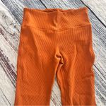 Athleta  Elation Rib Crop Flare Large Petite in Orange Photo 2