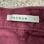 PacSun  Raspberry Tie Dye High Rise Straight Leg Jeans Photo 7