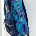 Ivory Ella  Save The Elephants Est 2015 Blue Backpack Tie-Dye Book Bag Zip Pocket Photo 4