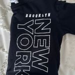 H&M Black Cropped Baby Tee Photo 2