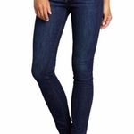 AG Adriano Goldschmied The Jegging Super Skinny Fit Mid Rise Dark Wash Teal 28R Photo 0