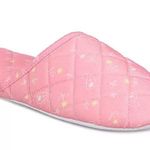 Charter Club New Quilted Paisley Floral Slippers, Pink Size XL (US 11-12) NWT Photo 5
