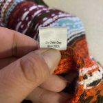 World Market Brown Crocheted Fairisle Fringe Coastal Cowgirl Bohemian Wrap Sca… Photo 4