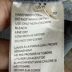 Free People Free‎ People Women's Medium Blue Linen Viscose V Neck Sleeveless Boho Top Photo 4