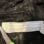 ZARA  Floral L Lace Sheer LS Blouse Sexy Holiday Fairy Goth Whimsical Witchy Photo 10