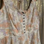 Torrid Pastel Floral Babydoll Challis Corset Sleeveless Top 0 L 12 NWOT Photo 2
