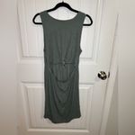 Aerie  Green Ribbed Sleeveless Cut Out Knotted Dress Photo 1