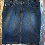 Guess Vintage women's  Denim Knee-length Skirt Jean, size 30 Photo 0