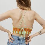 Urban Outfitters NWT UO Seraphina Striped High Neck Knit Top - Medium Photo 2