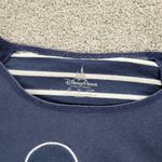 Disney Parks Mickey Mouse Sweatshirt Womens XS Navy Blue Boatneck Lightweight Photo 8