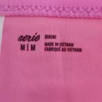 Aerie  Neon Pink Bikini Bottoms NWT Size Medium Full Coverage Bottoms Photo 4
