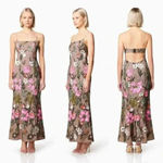 Elliatt NWOT  Mesmerize Floral Sequin Maxi Dress Size Small Photo 2