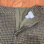 Talbots Vintage‎  Collection wool silk blend Houndstooth mini trumpet Skirt sz 16 Photo 5