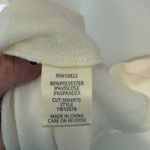 Max Studio London Knit Tunic Top Ivory Long Sleeve Tie Cuff Boat Neck Large‎ Photo 2