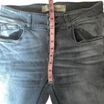 Blumarine Designer Italian Skinny Jeans Distressed Black/Gray Women size 8/44 Gray Photo 10