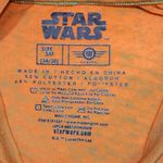Star Wars *5/$25 Sale*  orange burnout tshirt sz S Photo 1