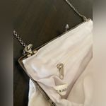 American Vintage VTG White, Pink & Black Buttons Embellished Clutch Wristlet Purse Handbag Photo 7