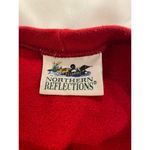 Northern Reflections Christmas Long Sleeve Crew Neck Sweatshirt Red Women's Photo 4