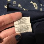 Lila Rose Lily Rose Navy Blue Bird 3/4 Sleeve Polyester Dress; Medium Photo 8