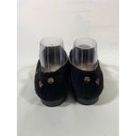 Circus by Sam Edelman Women's Embroidered Suede Loafer Flats Black & Pink Sz 9.5 Photo 3