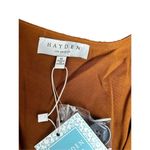 Hayden  Los Angeles boutique ruffle button down blouse bell sleeve size M NWT bur Photo 7