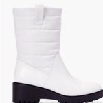 JustFab NIB Just Fab Boots Women's Bright White Aubrey Pull On Snow Boots, Size:10 Photo 0