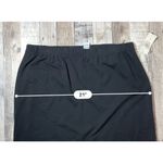 Field Gear Thick Knit Straight Pencil Skirt NWT Washable‎ French Terry Black 8 Photo 2