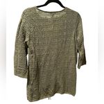 Torrid Olive Green Pullover V-Neck Cinched Sweater NWT 0/ US 12 Photo 4