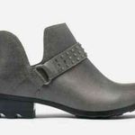 Sorel  Leather Lolla II Ankle Boot Womens 7 Waterproof Quarry Grey Studded Bootie Photo 0