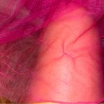 Sherri Hill Deep Raspberry Pink Beaded Tulle Skirt Mermaid Gown- Dress 2 Photo 15