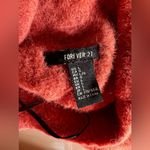 Forever 21  sweeter Faux fur Bright orange Light Weight Sweater Size L  Orange Photo 6