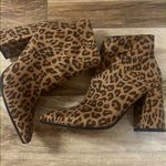 Seven Dials  Felicia animal print booties Photo 4