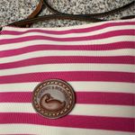 Dooney & Bourke Women's Pink White Striped Crossbody Bag Casual Photo 1