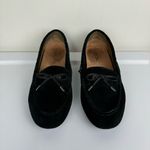 Vionic  Womens Virginia Moccasin Shoes Sz 8 Black Leather Nubuck Comfort Shoe Photo 10