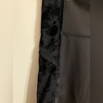 Lululemon  Wunder Under Crop High-Rise‎ Black Velvet Floral Flocked 21 Sz 4 Photo 4